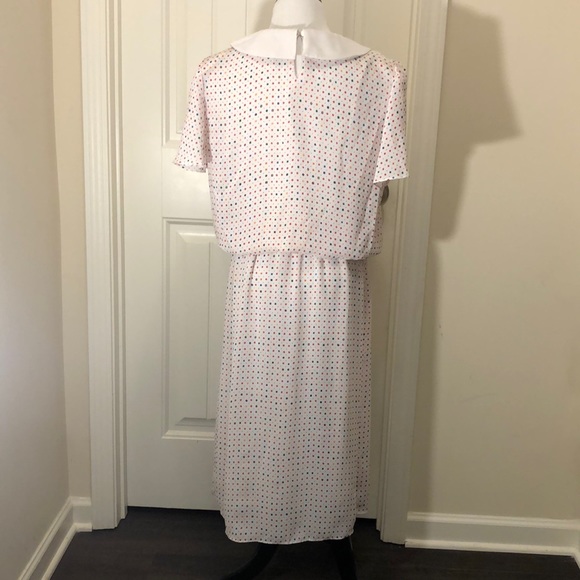 COPY - Vintage Joy Gordon Vintage Dress  Blouson Collar. - Picture 6 of 11